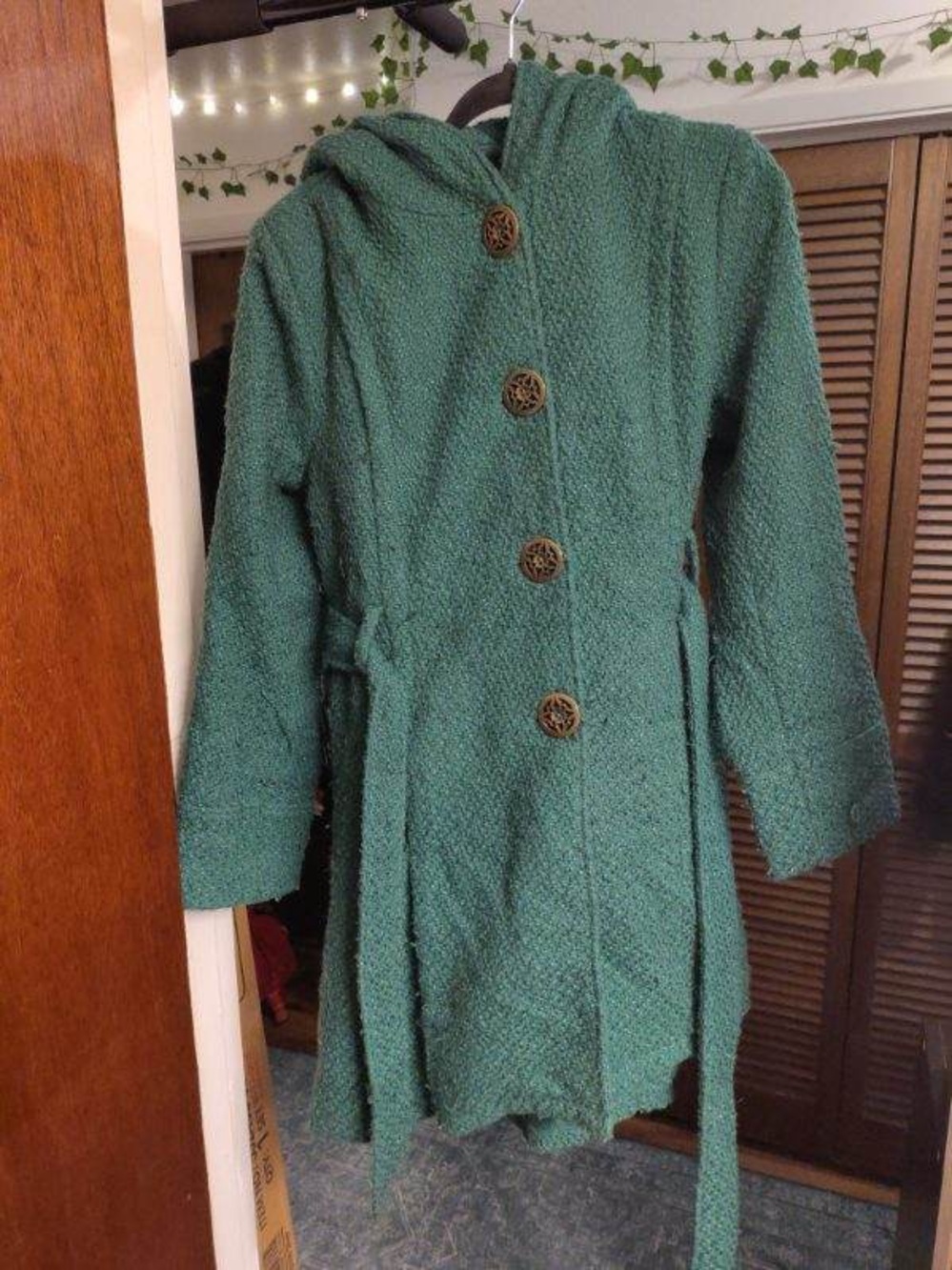 ModCloth Au Fond Green Jacket XL
